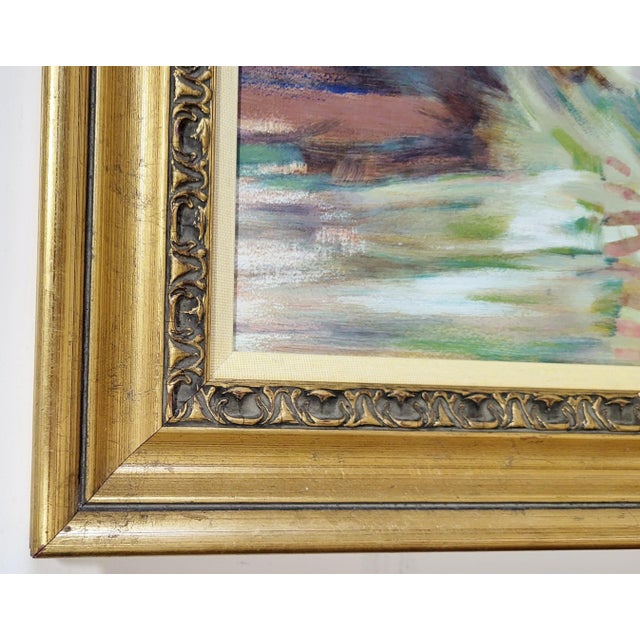 Vintage American 20th C Framed Giclee Painting on Canvas by John Michael Carter For Sale - Image 9 of 12