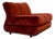 Italian Walnut Bentwood Lounge Chair in Maharam Velvet For Sale