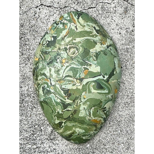 Vintage Italian Scagliola Pigmented Plaster Turtle Shell For Sale - Image 12 of 12