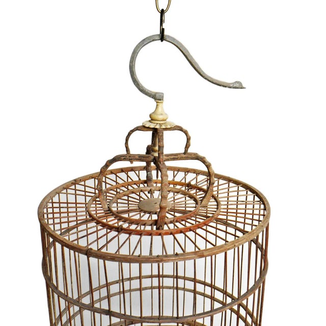 Vintage Chinese Bird Cage For Sale - Image 4 of 5