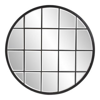 Superior Round Oil Rubbed Bronze Mirror For Sale