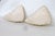 Lenox China Triad Ivory Porcelain Dish Pair of 2 Triangular Bowls Gold Rim 4932b For Sale In Miami - Image 6 of 15