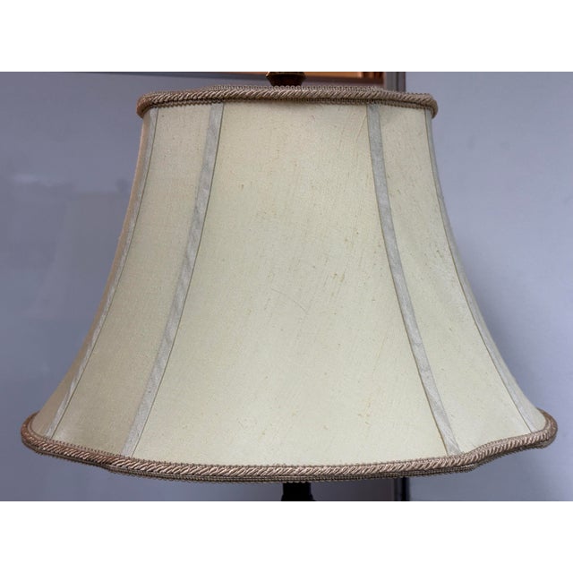Hand Painted Table Lamp, Vintage For Sale In San Francisco - Image 6 of 12