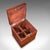 Brown Antique Four Decanter Storage Box, English, Bottle Case, Bramah Lock, Georgian For Sale - Image 8 of 11
