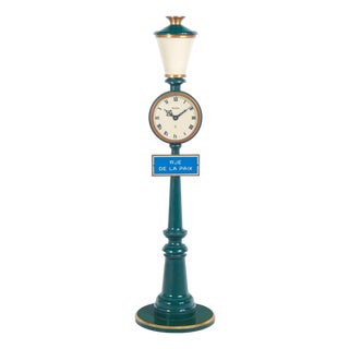 Rue de la Paix Lamp Clock from Jaeger For Sale