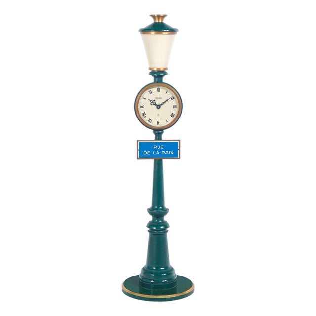 Rue de la Paix Lamp Clock from Jaeger For Sale