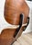 1970s Vintage Northfield Eames-Style Lounge Chair & Ottoman in Walnut & Ivory Bouclé For Sale - Image 5 of 16
