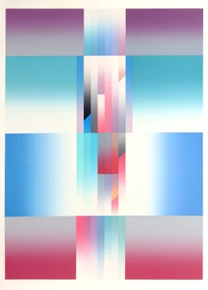Doric Game XX, Evelyn B. Johnson Screen Print