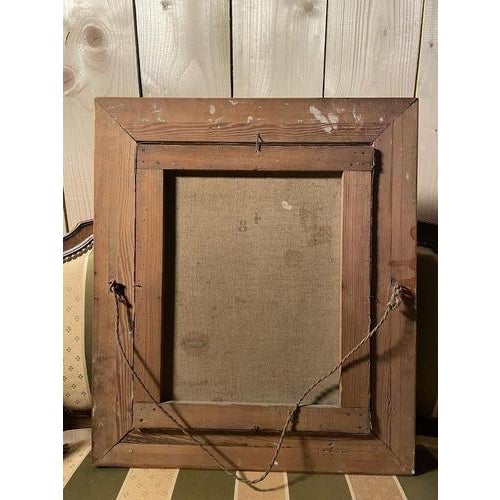 Artist: None Period: 19th century Style: Napoleon 3rd Condition: Fully restored Material: Linen Length: 52Width:...