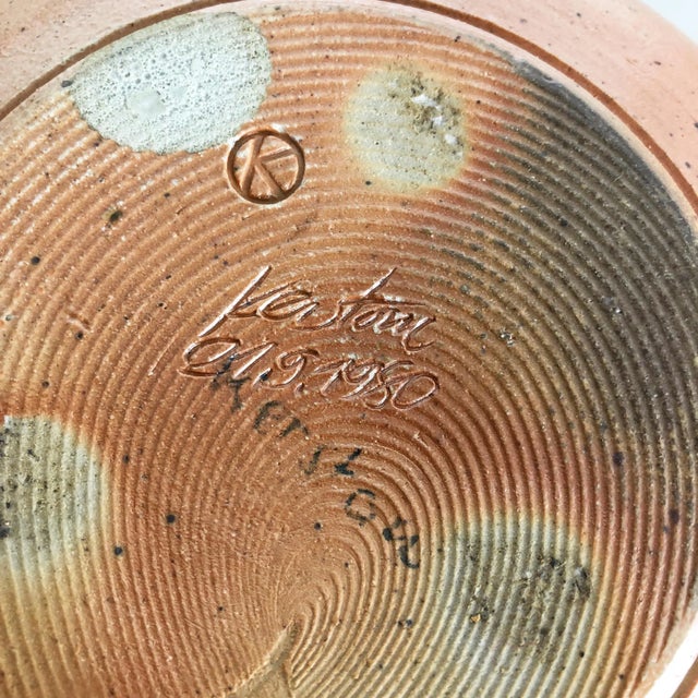 Abstract Ceramic Studio Pottery Vase Object by Horst Kerstan, Kandern, Germany, 1980s For Sale - Image 13 of 14