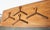 Vintage Wood Coat Hangers, 1970s, Set of 4, in Very Good conditions. Designed 1970 to 1979