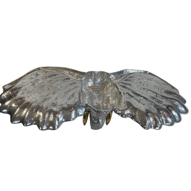 Safari Arthur Court Aluminum Elephant Serving Tray Safari Barware Platter For Sale - Image 3 of 8
