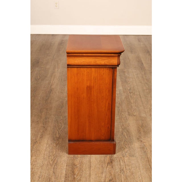 French Louis Philippe Style Pair Of Cherry Nightstands For Sale - Image 17 of 18