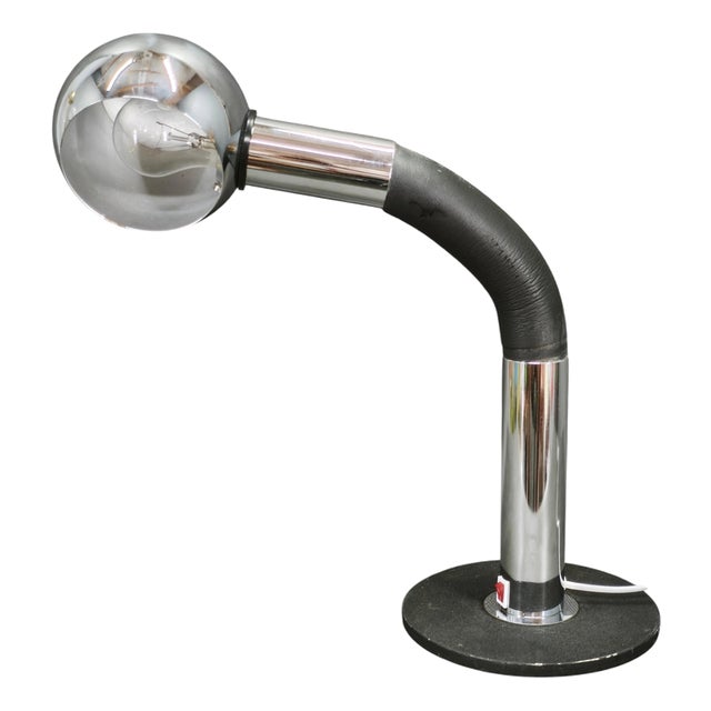 Elbow Table Lamp by E. Bellini for Targetti Sankey, Italy, 1970s For Sale