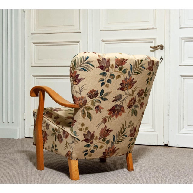 Vintage Swedish Elm Chair, 1940s For Sale - Image 6 of 9