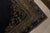 Blue Antique Samarkand Rug Art Deco Blue and Gold Pattern For Sale - Image 8 of 9
