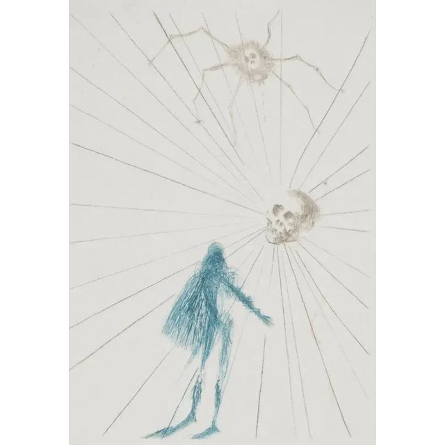 Salvador dali (1904-1989) hamlet, 1968 original drypoint engraving signed in pencil numbered out of 95 copies on pearly...