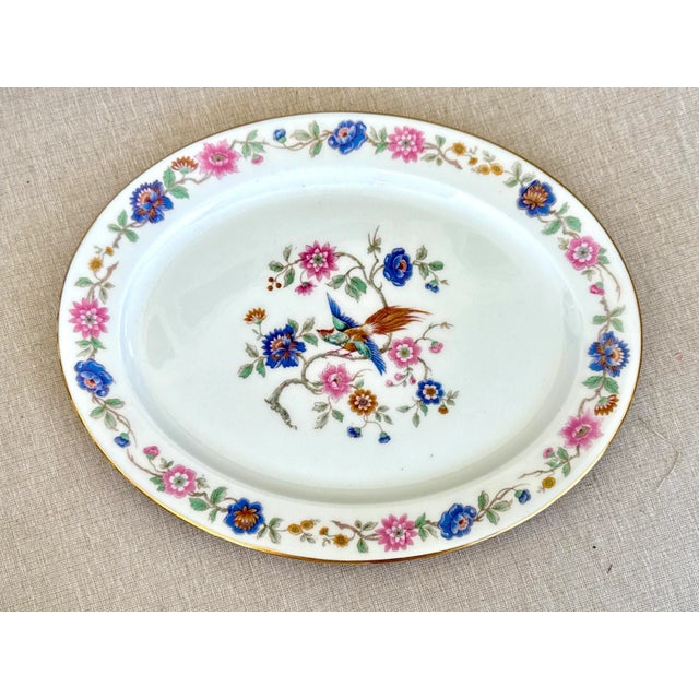 Early 20th century Wm Guerin & Co Limoges porcelain platter. These plates are known for their delicate designs and high-...