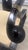 Vintage Spanish Chinoiserie Black Lacquer & Brass Horseshoe Chair, James Mont Style For Sale - Image 12 of 13