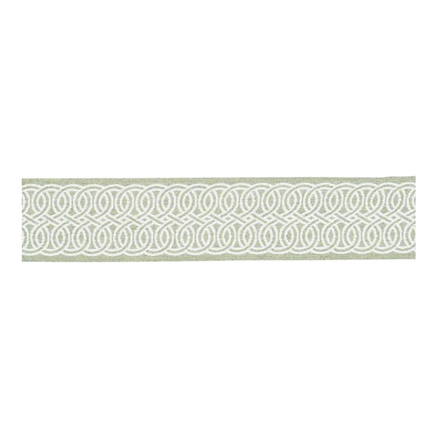 SAMPLE - Schumacher Infinito Indoor/Outdoor Trim In Sage For Sale