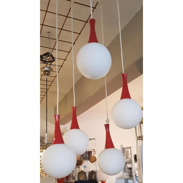 Cascade Space Age Ceiling Light by Richard Essig, in Very Good conditions. Designed 1970 to 1979 I have official proof of...