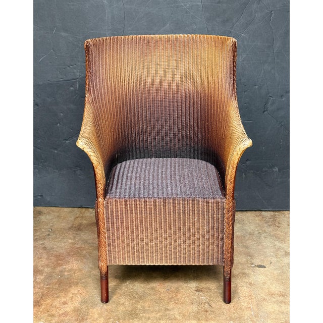 English English Wicker Garden or Lounge Chair by Lloyd Loom For Sale - Image 3 of 14