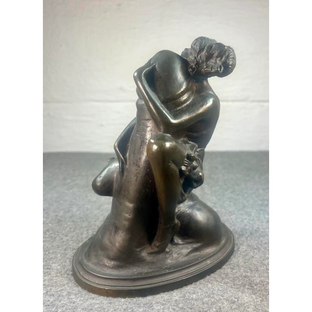 Early 20th Century Austrian Bronze Sculpture "The Hugger" by Bruno Zach For Sale - Image 5 of 11
