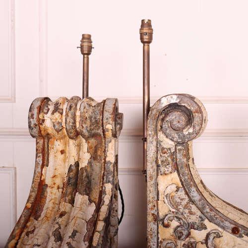 19th Century Dutch Table Lamps, Set of 2 For Sale - Image 10 of 11