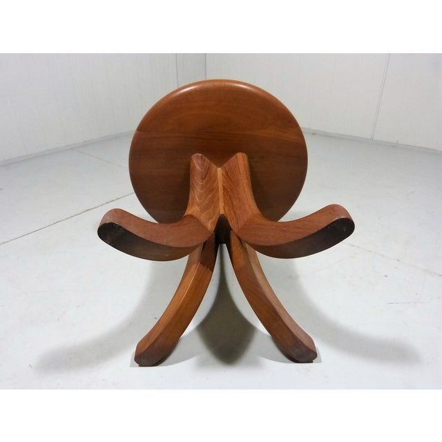 Danish Teak Stool, 1970s For Sale - Image 11 of 13