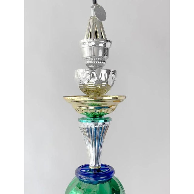 Green and Blue L50 Light by Flétta For Sale - Image 4 of 7