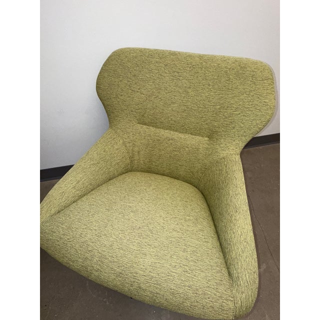 2010s Davis Furniture "Sachet Lounge" Chairs by Jehs+Laub — Lime Green, Pair For Sale - Image 5 of 7
