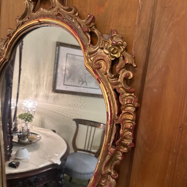 Louis XV Shield Mirror For Sale - Image 4 of 5