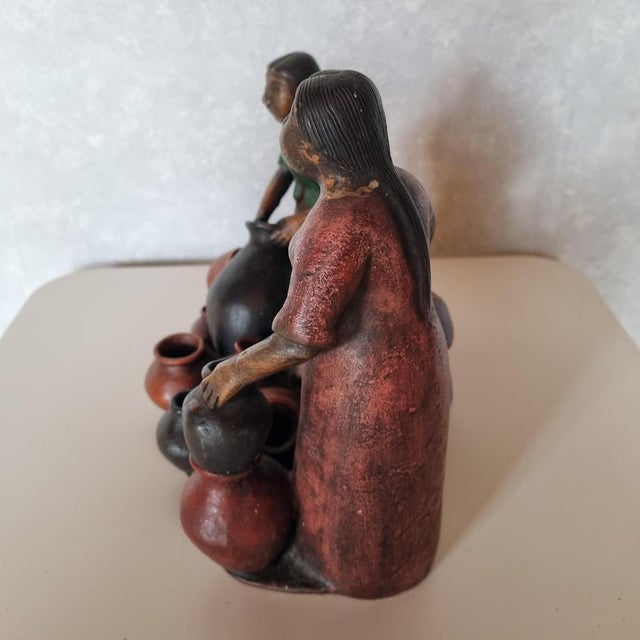 Peruvian Terracotta Sculpture, 1970s For Sale - Image 4 of 12