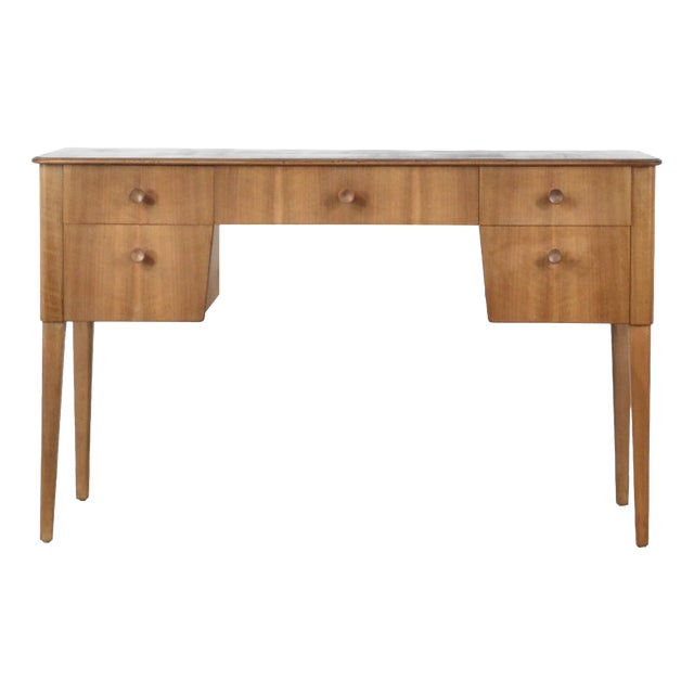 Mid-Century Walnut and Beech Desk by Gordon Russell, 1960s For Sale
