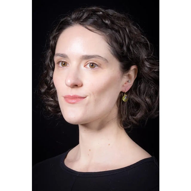 Lemon Quartz and 18k Gold Drop Earrings For Sale - Image 4 of 4
