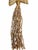 2000 - 2009 Set of 6 Embroidered Beaded Star Tassel Christmas Ornaments in Gold & Bronze For Sale - Image 5 of 6