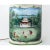 Mid-20th Century Chinese-Style Hand-Painted Ceramic Tea Canister Table Lamps - a Pair For Sale - Image 12 of 13