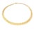 Contemporary Greek Design Necklace 18k Gold Link Graduated Collar For Sale - Image 3 of 4