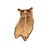 Tiffany and Co. Vintage Tiffany & Co. 14k Yellow Gold Textured Owl Pin Brooch For Sale - Image 4 of 8