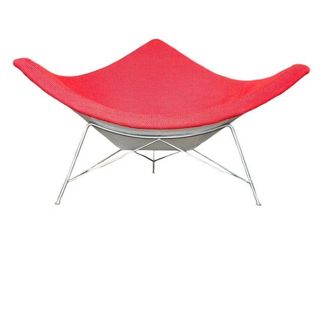 Plastic Vintage Coconut Chair with Fiberglass Shell by George Nelson for Herman Miller For Sale - Image 7 of 7