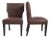 Heiberg Cummings Design Chairs with Ostrich Embossed Leather- Set of 2 For Sale
