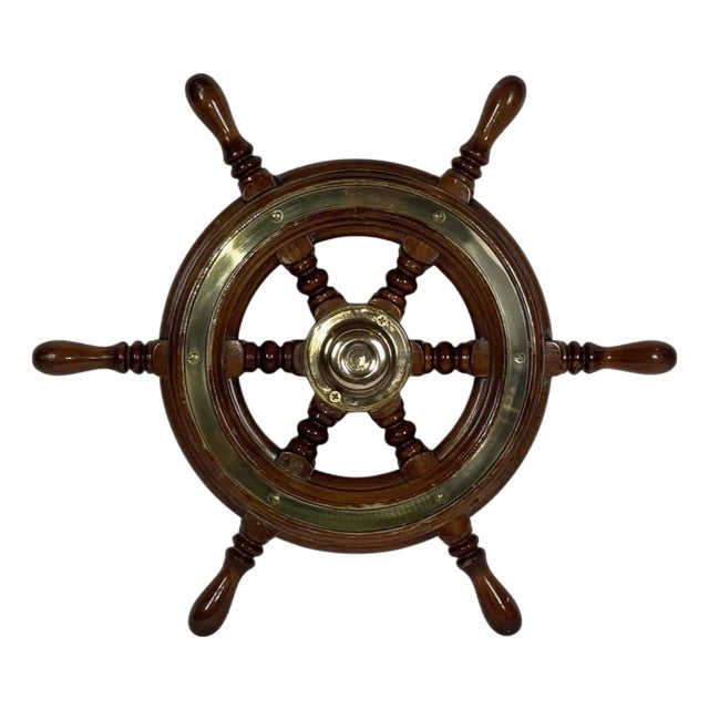 Ships Wheel by Simpson Lawrence of England For Sale