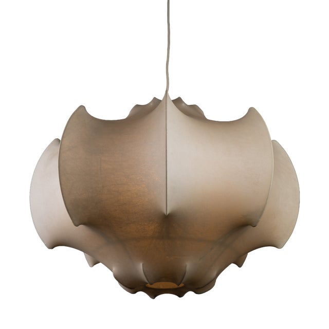 Viscontea Cocoon Lamp in Resin by Achille & Pier Castiglioni for Flos, 1970s For Sale