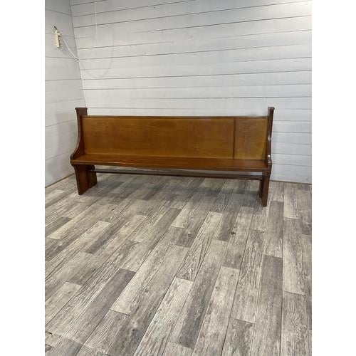 Church Bench in Pinewood For Sale - Image 6 of 6