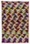 Vintage Uzbek Tribal Silk Ikat Wall Hanging, 1920s For Sale - Image 16 of 16