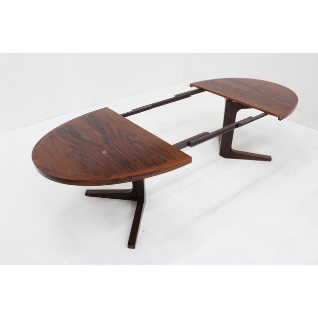 Vintage Danish Oval Extendable Dining Table from Dyrlund, 1960s For Sale - Image 9 of 9