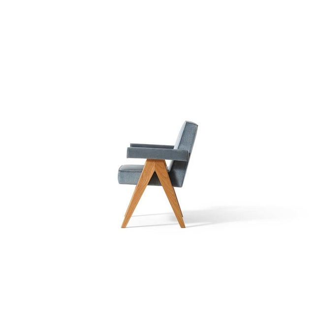 Committee Chair attributed to Pierre Jeanneret for Cassina For Sale - Image 4 of 11