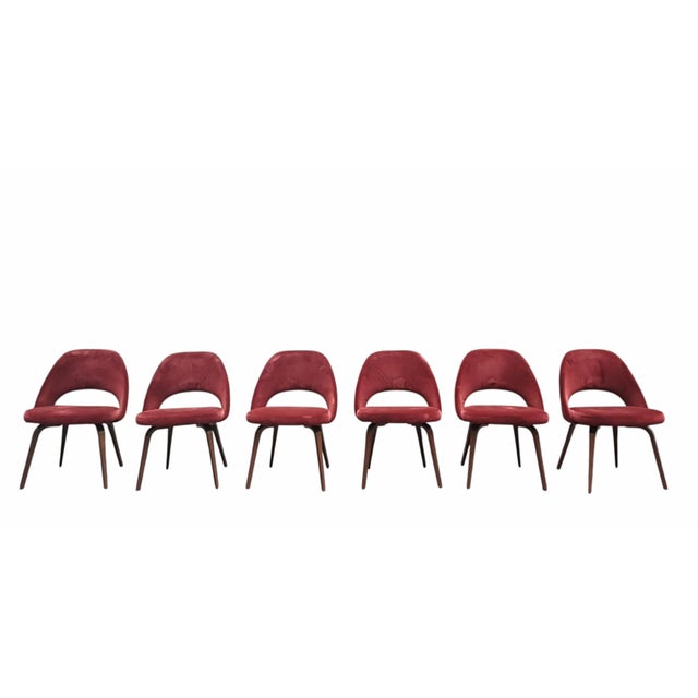 Conference Chairs by Eero Saarinen for Knoll, Italy, 2018, Set of 6 For Sale - Image 16 of 16