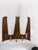 Danish Double Wall Lamp in Teak and Glass, 1960s For Sale - Image 9 of 9