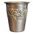 Vintage Hazorfim Sterling Silver Kiddush Cup Grape Motif Gold Wash Interior 47g For Sale